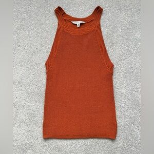 Ophelia Roe Burnt Orange Knit Sweater